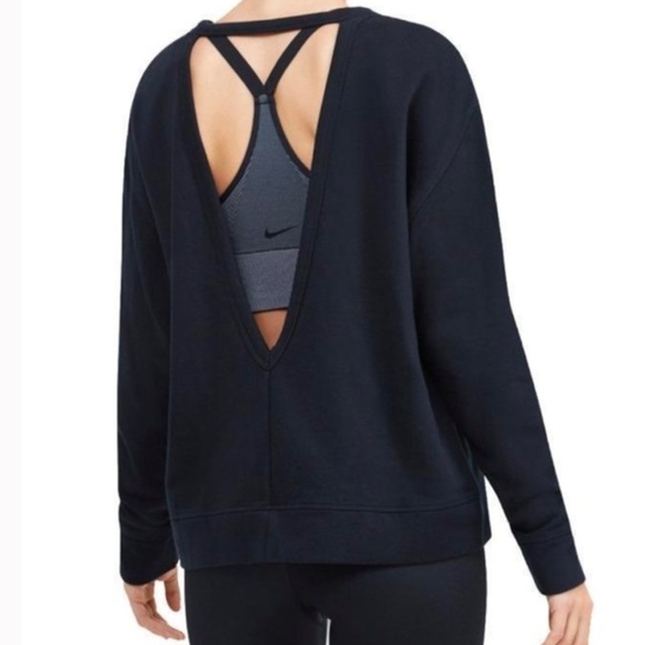 Nike Tops - Nike dri-fit versa Open Back Sweatshirt